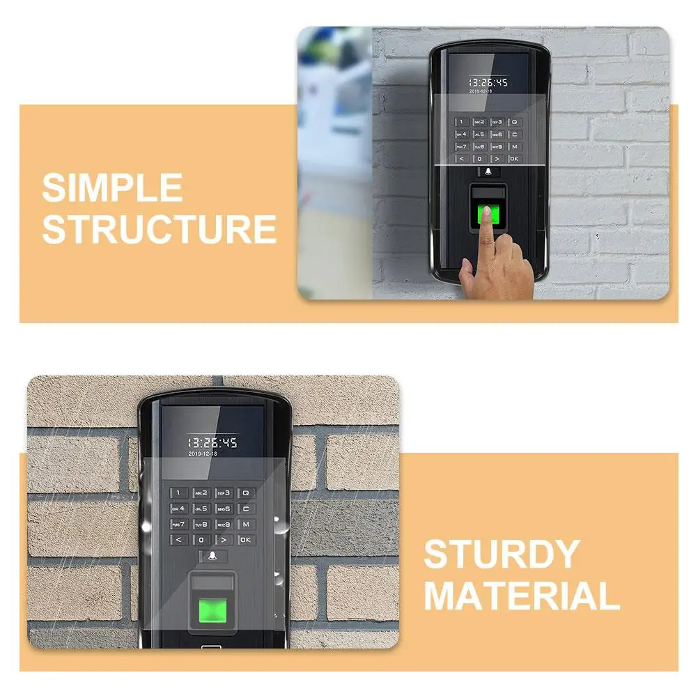 غطاء مطر لجرس الباب، واقي بلاستيكي متين، إطار مقاوم للطقس، مضاد لأشعة الشمس والثلج، غطاء جرس الباب، لوحة صديقة للكاميرا