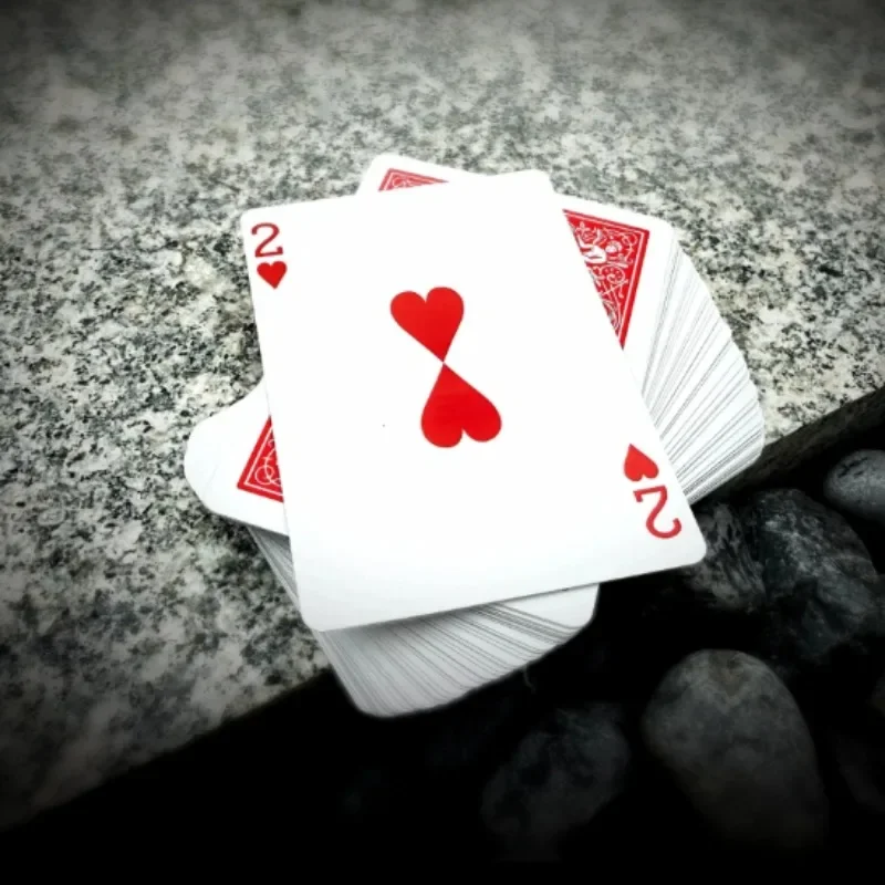 Linked Hearts by J.C Magic Visual Card Magic Trick Two of Hearts Hearts Linking Illusion Romantic Close Up Magic Props