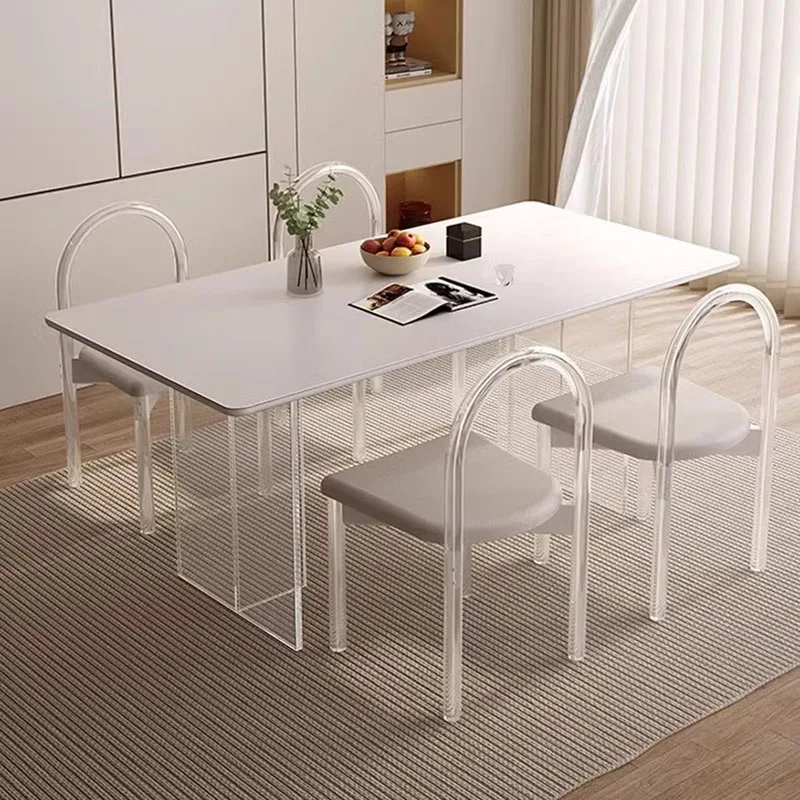 

White Modern Dining Table Onement Tiny House Restaurant Entryway Dining Table Center Italiano Mesas De Jantar Kitchen Furniture