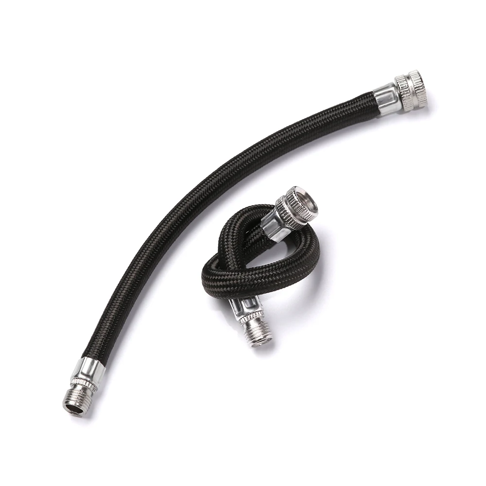 1/2PCS A/V Needle Valve Portable Pumping Service Parts Bike Hose Adapter Pump Extension Hose Tube Pipe Cord Bicycle Pumps