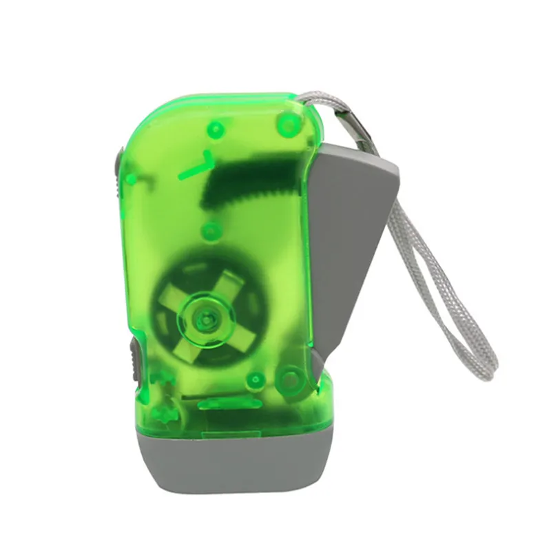 New 3 LED Hand Pressing Dynamo Crank Power Wind Up Flashlight Torch Light Hand Press Crank Camping Lamp Light 2022 Outdoor Tools