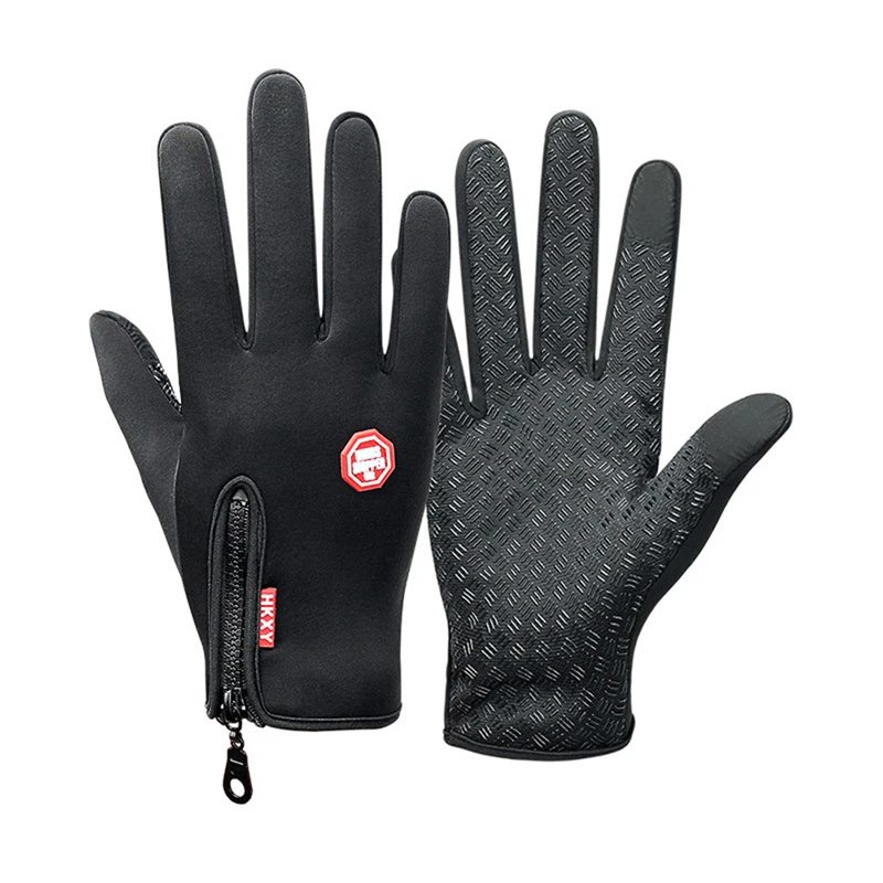 Winter Frauen Männer Handschuhe berühren kalte wasserdichte Motorrad Fahrrad handschuhe männliche Outdoor-Sportarten warme Thermo-Fleece-Lauf-Ski