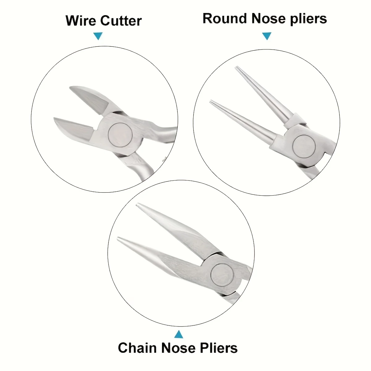 5pcs/1set, Includes Multifunctional Pliers in Pink, Purple, Blue, a Pair of Tweezers and an Opening Ring, DIY Jewelry Making Too