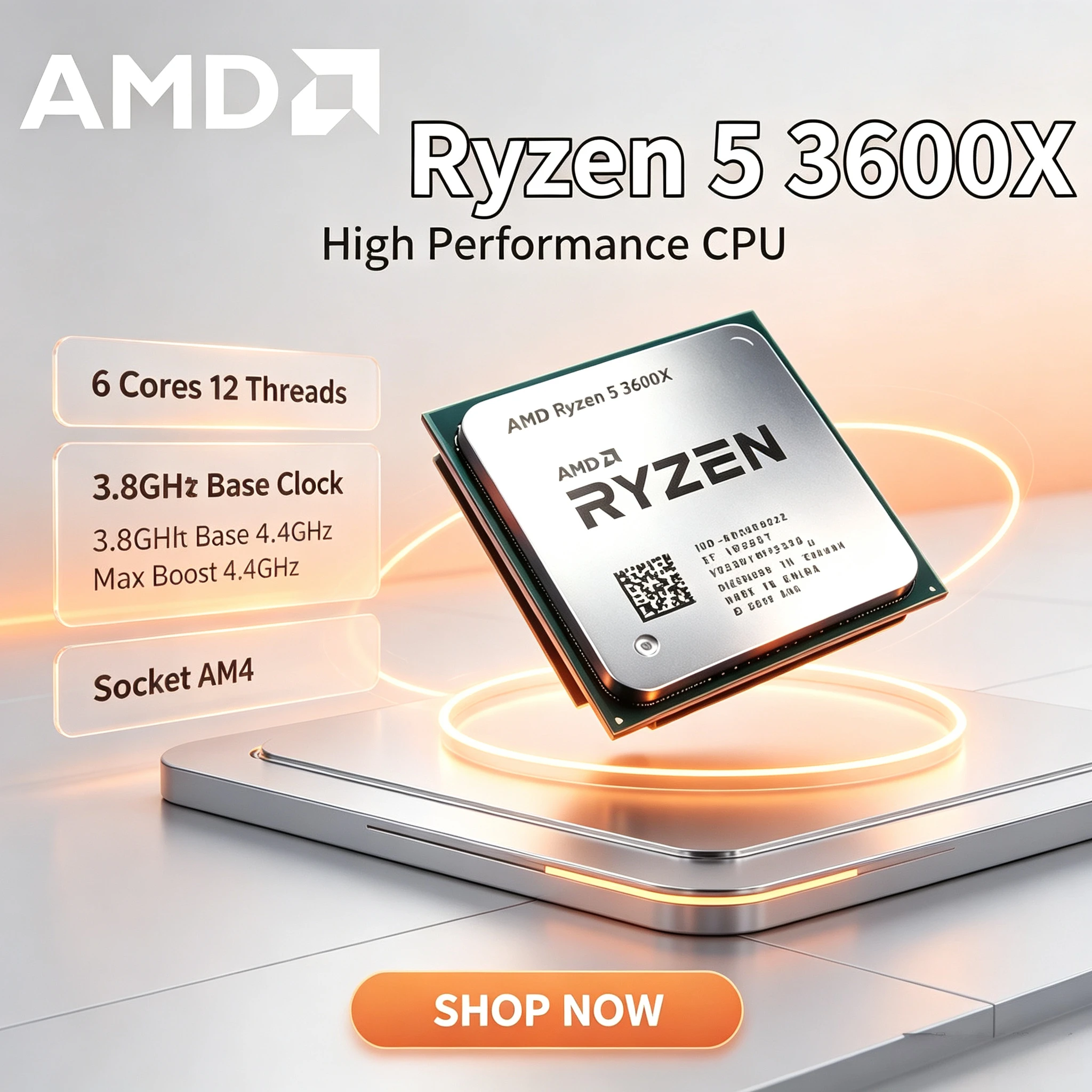 Amd Ryzen 5 3600X - Computer & Office - Shop desktop processors