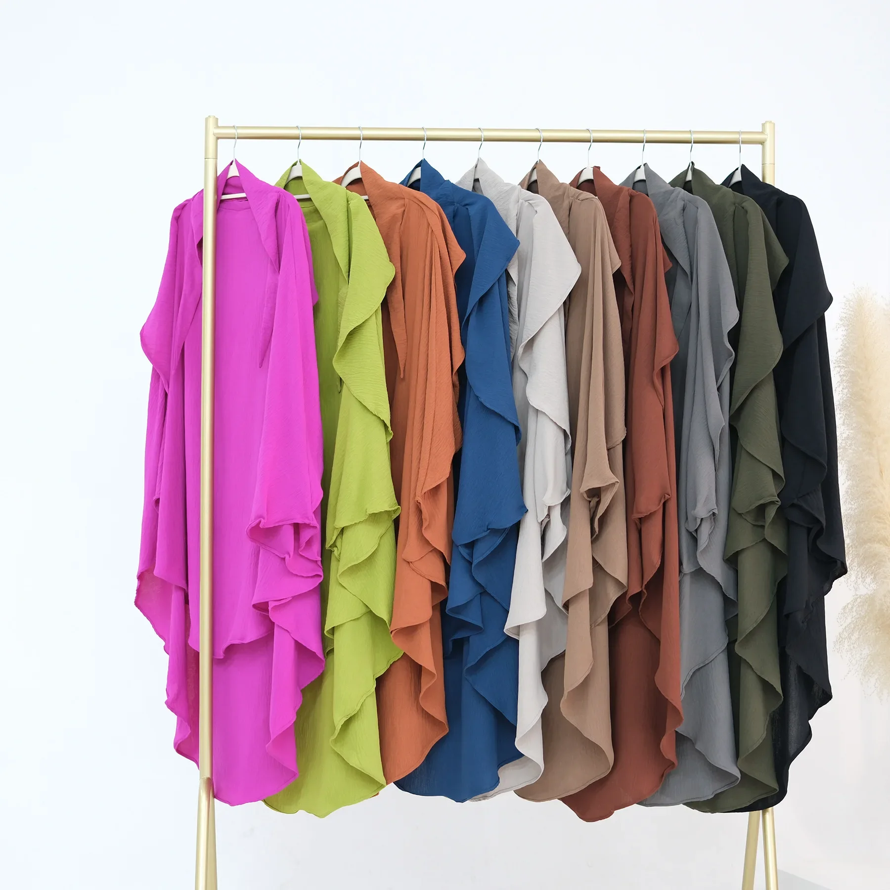 Chusta na głowę Bliski Wschód Dubaj Tureckie Kobiety Muzułmańskie Jednolity Kolor Chusta Hidżab