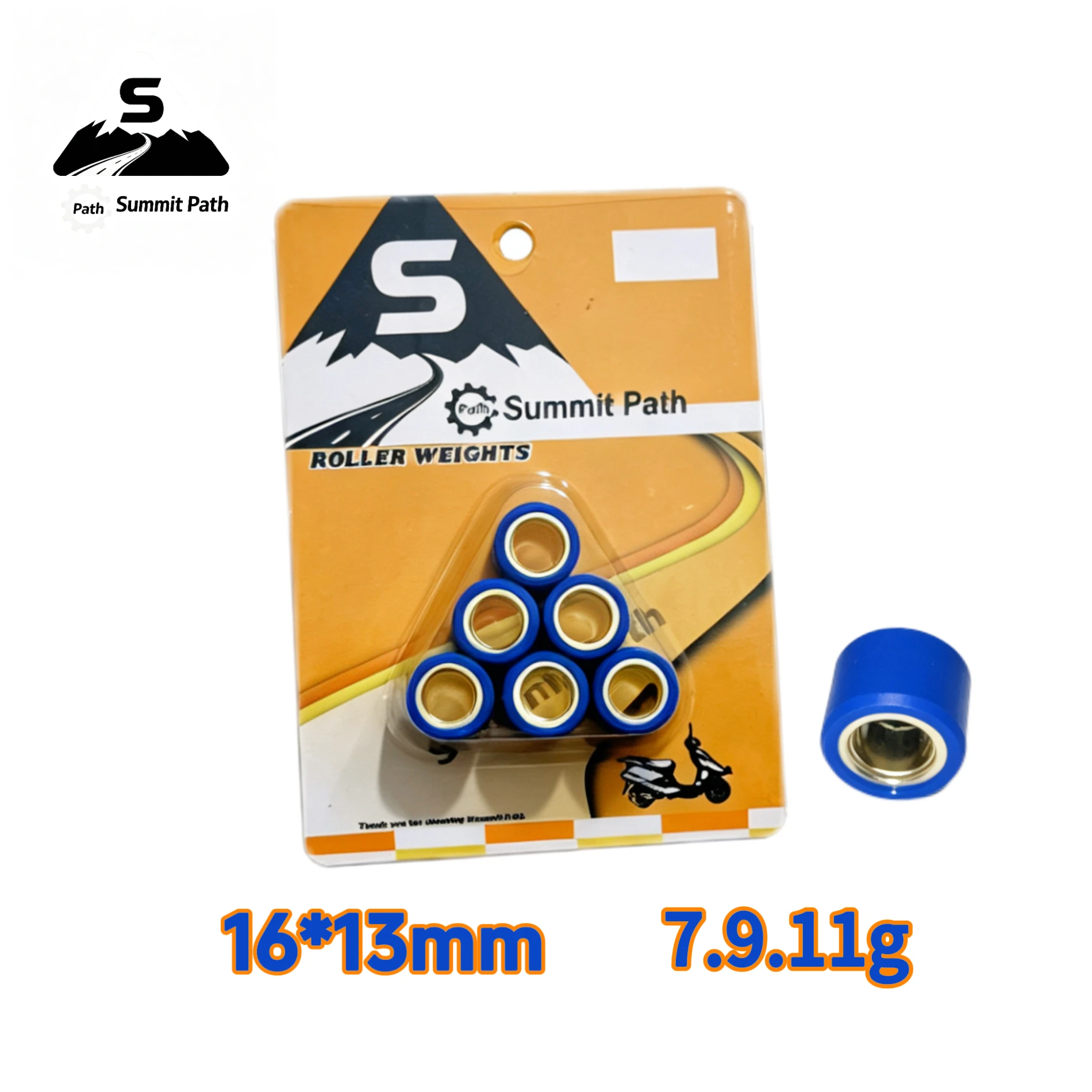 

16*13mm 7.9.11g blue transmission ball set, suitable for scooter BWS125 Cygnus Majesty Maxster X-City X-Max ZY 125 Velvet 150