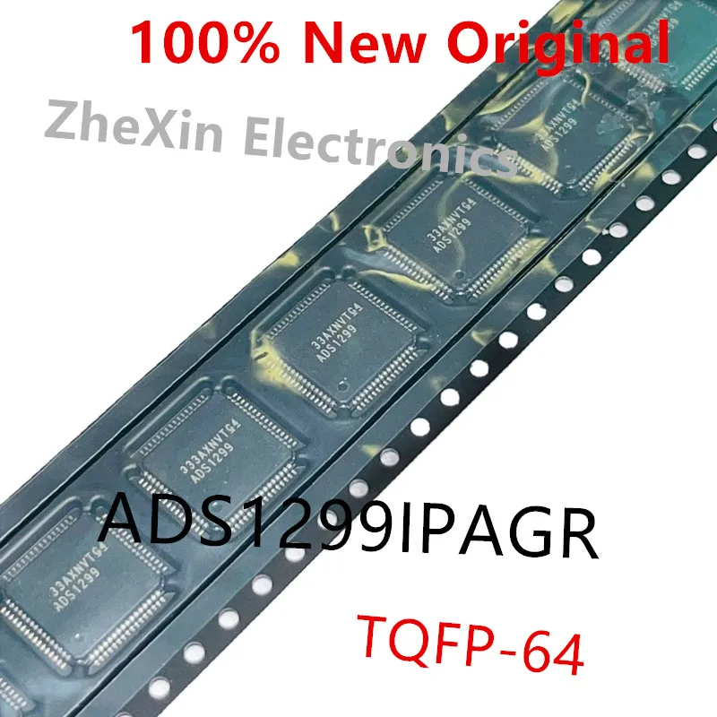 1PCS/Lot   ADS1299IPAGR   ADS1299 、ADS1298IPAGR   ADS1298 、ADS1294IPAGR  ADS1294  Analog to Digital Converter Chip   ADS1294IPAG