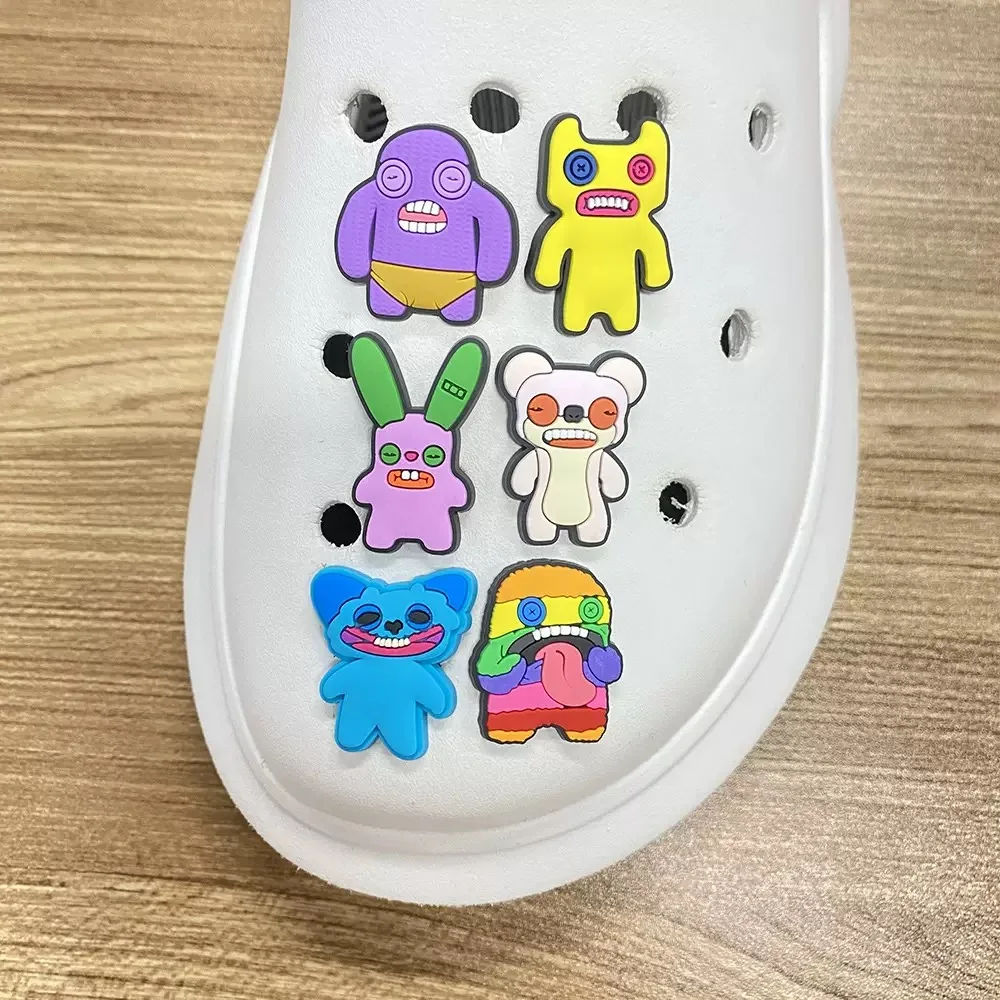 12/50 Stück Fuggler Monster Schuh Charms Cartoon Zähne Monster Schuhe Dekoration Zubehör Schnalle DIY Clogs Sandale Armband – Detail 3