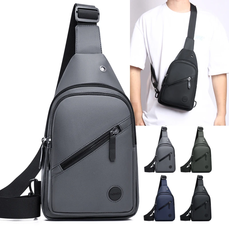 

Casual Men's Chest Bag, Adjustable Single Shoulder, Suitable for Outdoor Sports, Commuting, Crossbody Bags, Business Bags, Etc