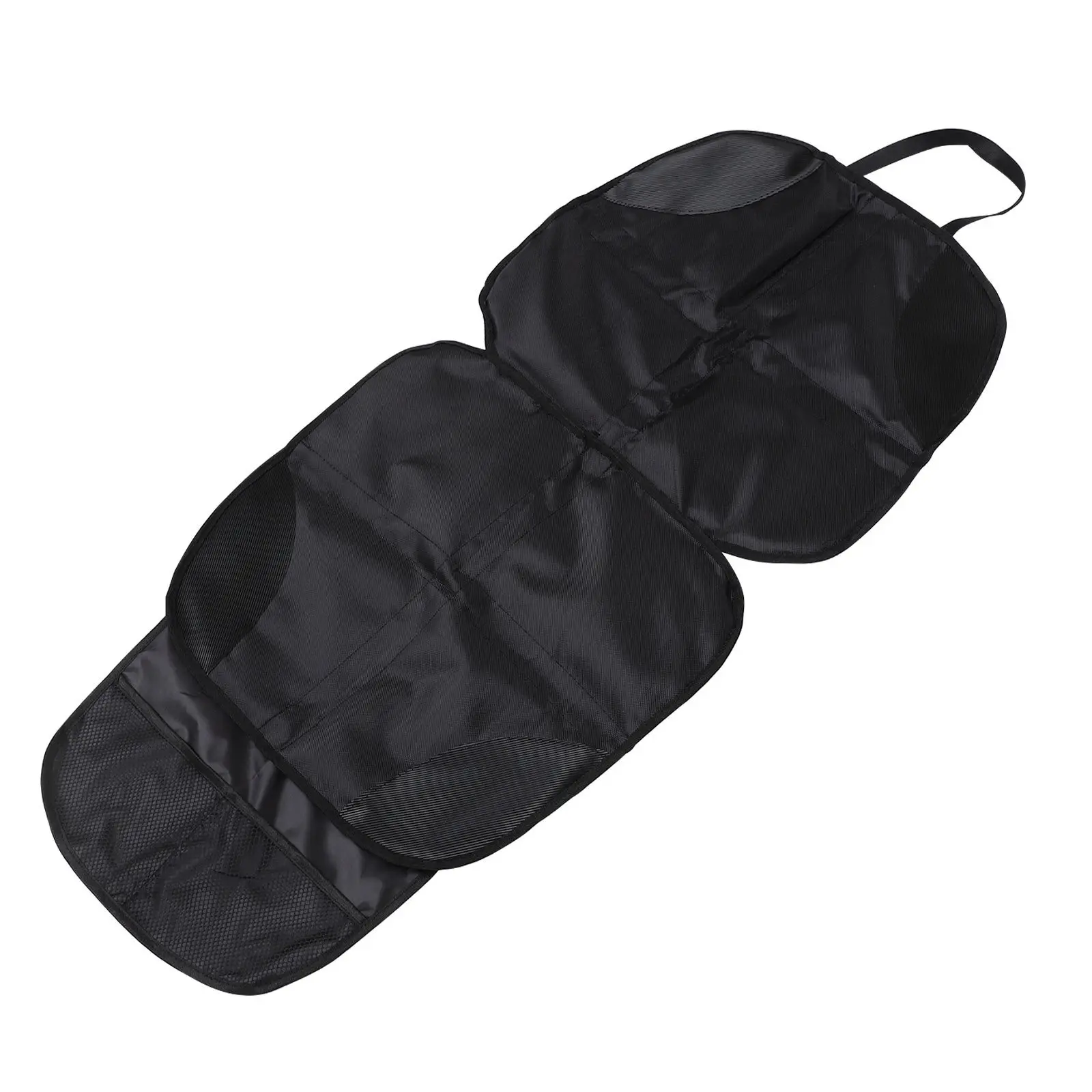 

Child Seat Protector Car Seat Protector Mat Black Anti-Damage Large Mesh Pocket Storage for Baby Strollers Pets
