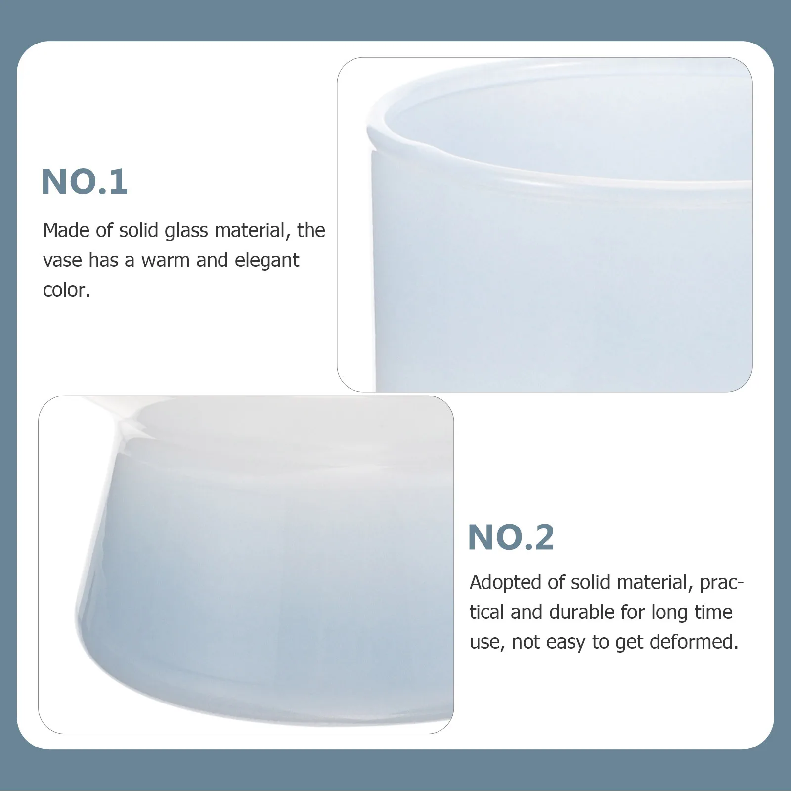 

Solid Glass Flower Pot Vintage French Style Desktop Vase for Indoor Plants Decorative Planter Small Vases Flower Pot
