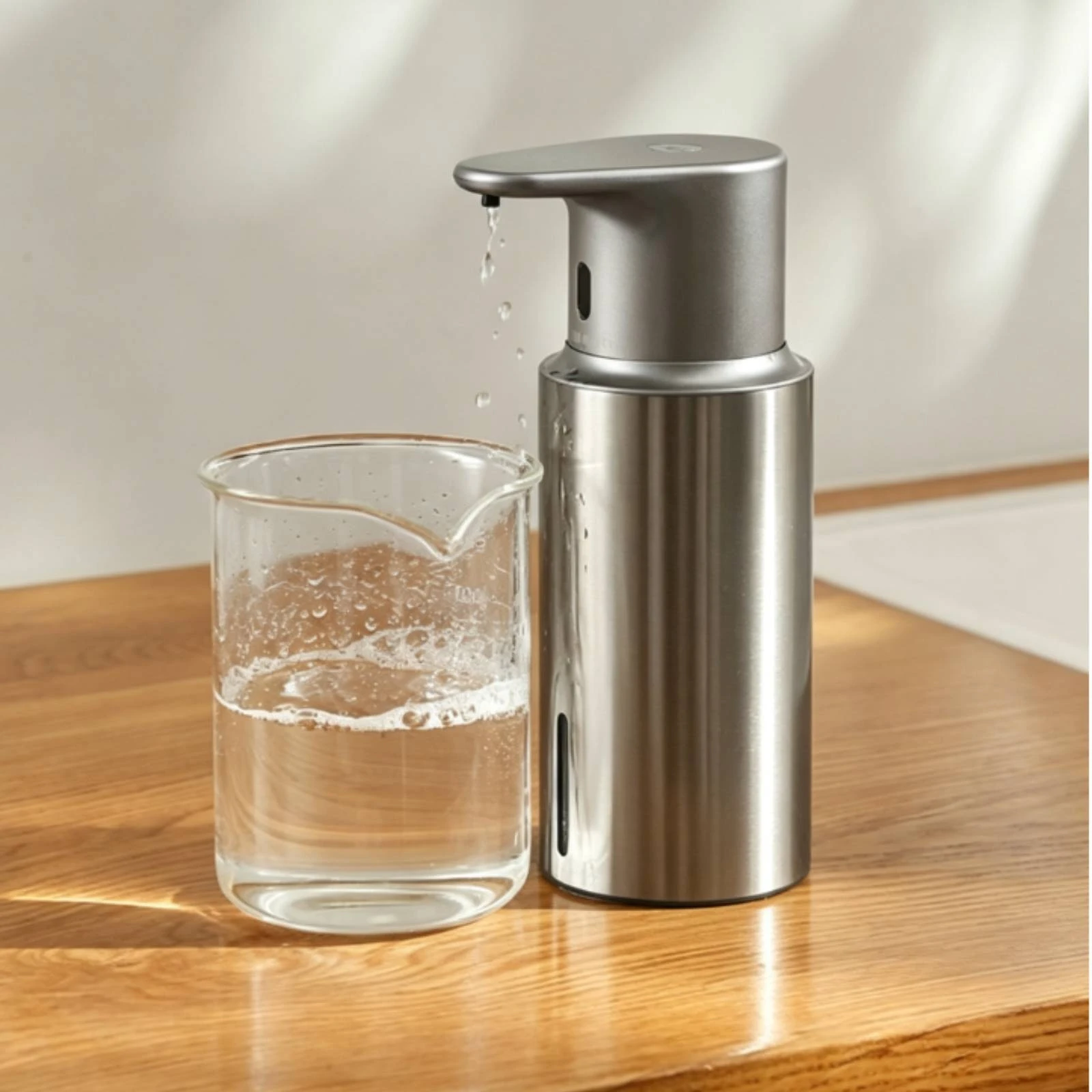 Automatic Soap Dispenser Rechargeable Touchless Soap Dispenser Cordless Water-Resistant for Bathroom, Kitchen view 5