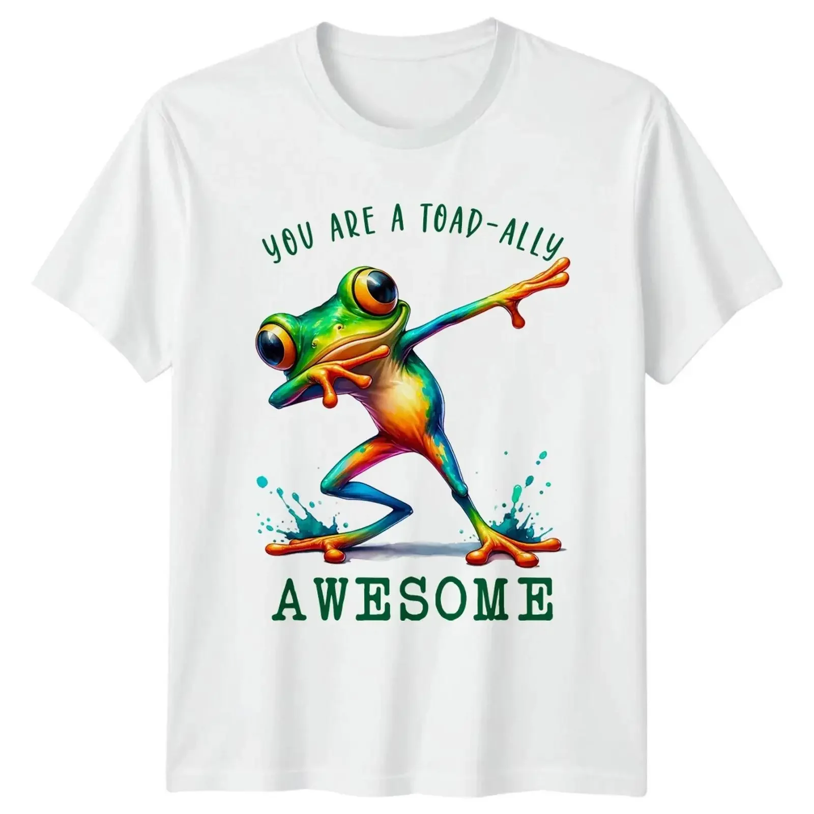 You Are A Toad Ally Awesome Funny Frog Pun Dabbing Animal T Shirt vintage Washed Comfortable Stretched graphic Stylish