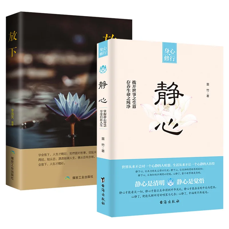 Calmly Let Go of Anxiety, Overcome Self Emotion Control, Mental Health Counseling, Positive Energy Book, Genuine Edition