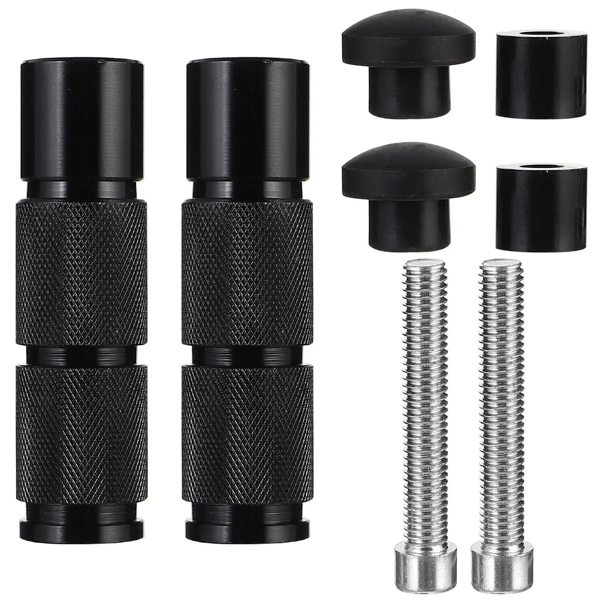 

Aluminium Alloy Foot Pegs Pair Comfortable Pedal Platform Non Motorcycle Footrest Ride Efficient Rear for Motorcycle