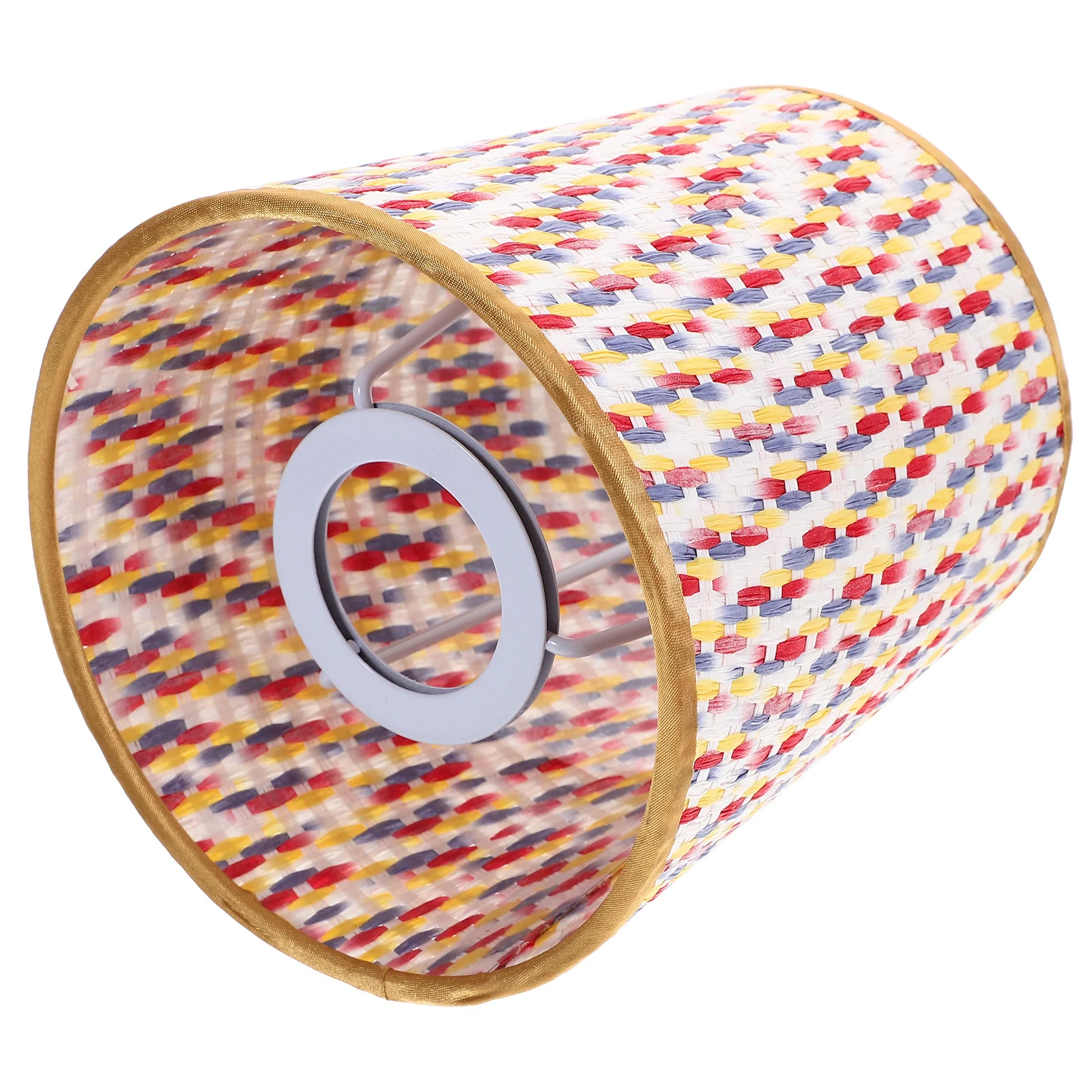 

Colored Lampshade Cloth Paper Iron Material Simple Style Universal Replacement Home Hotel Table Floor Lamp Shade