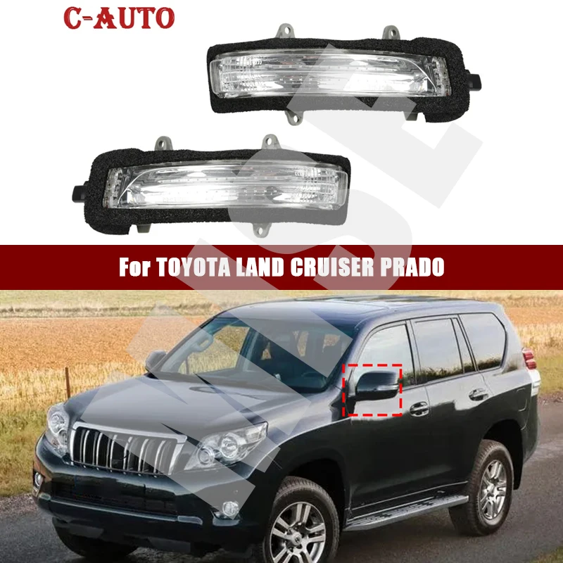 

For TOYOTA LAND CRUISER PRADO 2009-2016 LAND CRUISER 2012-2017 81740-60090 Rearview Mirror LED Turn Signal Indicator Light Lamp