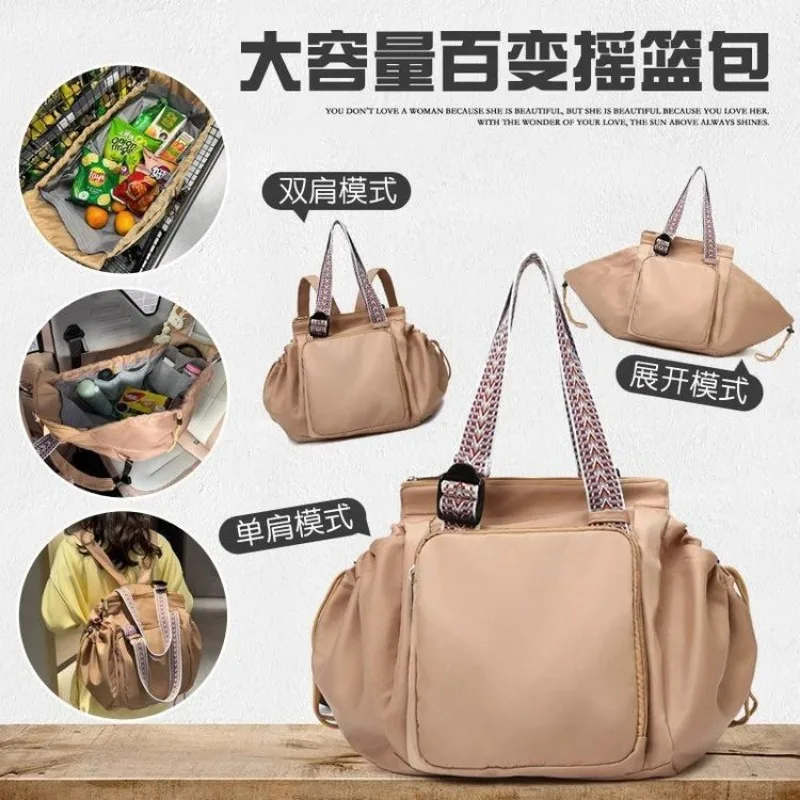 Baby Diaper Bag Multi-pocket Travel Duffel Bags Foldable Gym Bag Women Hand Luggage Airport Bags Mom Stroller Maternity Totes