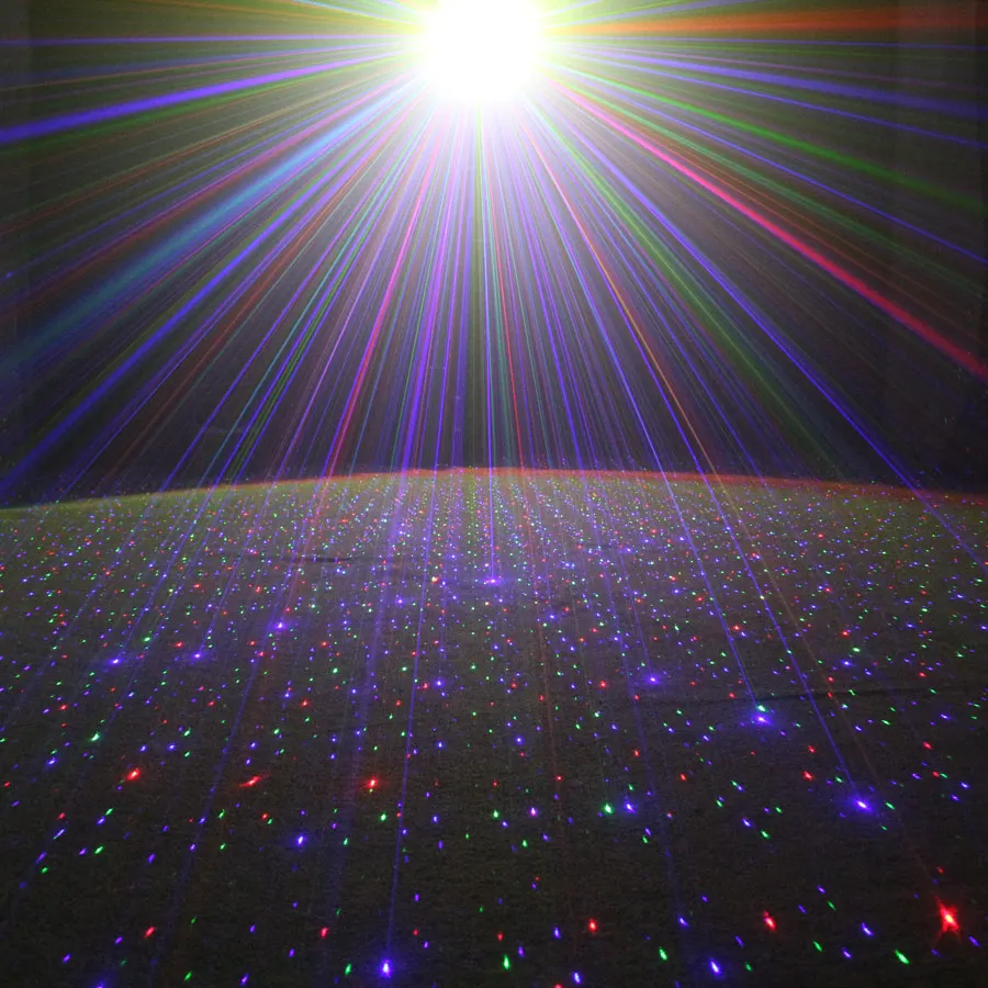 ESHINY RGB Laser Sky Stars DJ Disco Light Party Projector LED Bar Dance KTV Home Room Christmas Stage Lighting Effect USB B224N7