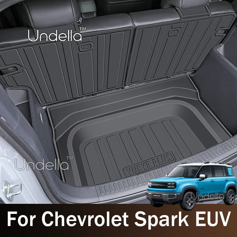For Chevrolet Spark EUV 2026 2027 Car TPE Rear Trunk Mats Waterproof Pads Anti-Dirty Carpets Anti Scratch Car Accessories