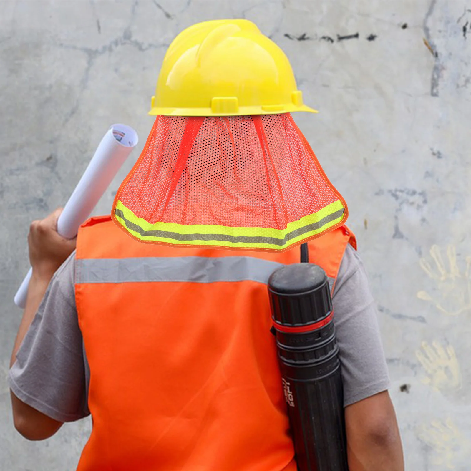 Penutup keselamatan topi keras teduh matahari tepi tahan matahari Aksesori Topi reflektif