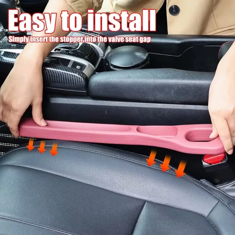 1 Pair Universal PU Car Seat Gap Stuff Side Seam Car Gap Filler Leakproof Seat Gap Storage Organizer Car Interior Accessories - Image 5