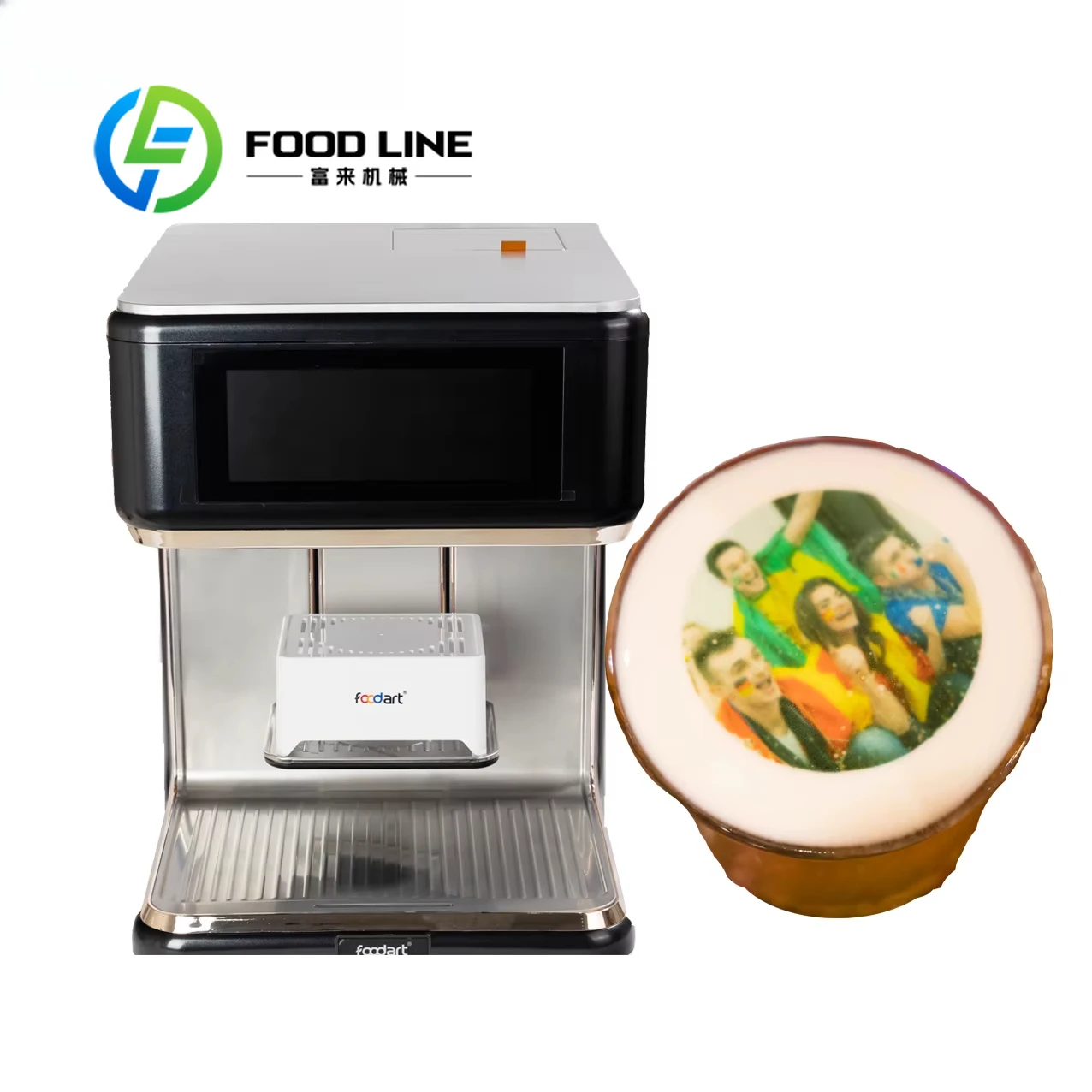 

Customize Free Warranty Foodart Food Printer Coffee Colorful Image Edible Cake Printing Machine Cappuccino Latte Art Printer