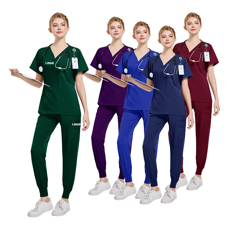 

Больничные медицинские скрабовые костюмы, униформа, набор скрабов, косметическая рабочая одежда, аксессуары для медсестер, стоматологическая хирургия, хирургический костюм для женщин и мужчин