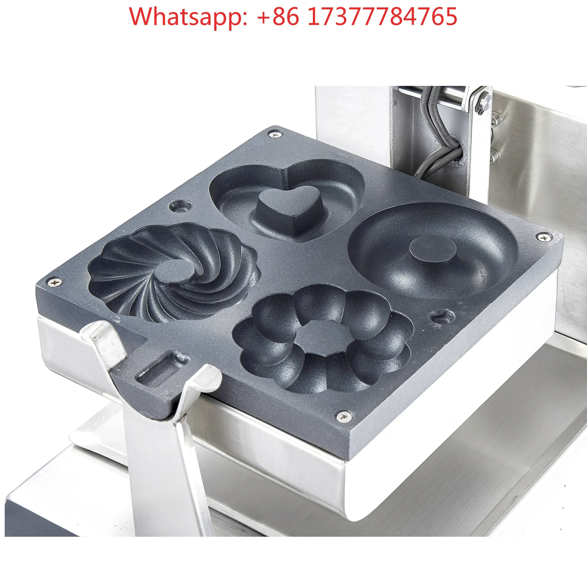 High Quality 220V Electric Automatic Mini Donut Maker Machine Commercial Waffle Making Device