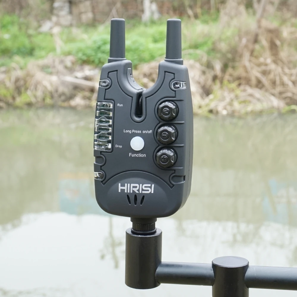 Hirisi Carp Fishing Bite Alarms with LED Light, Adjustable Volume, Tone, Sensitivity Fishing Bite Indicators B150