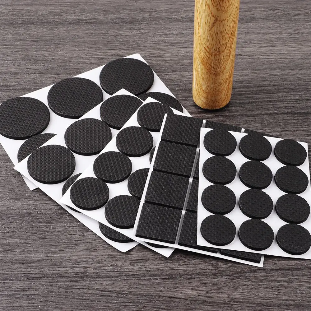 6/9/12Pcs Self Adhesive Furniture Leg Foot Mat Felt Pads Non-slip Mat Bumper Cushion For Chair Table Protector Hardware