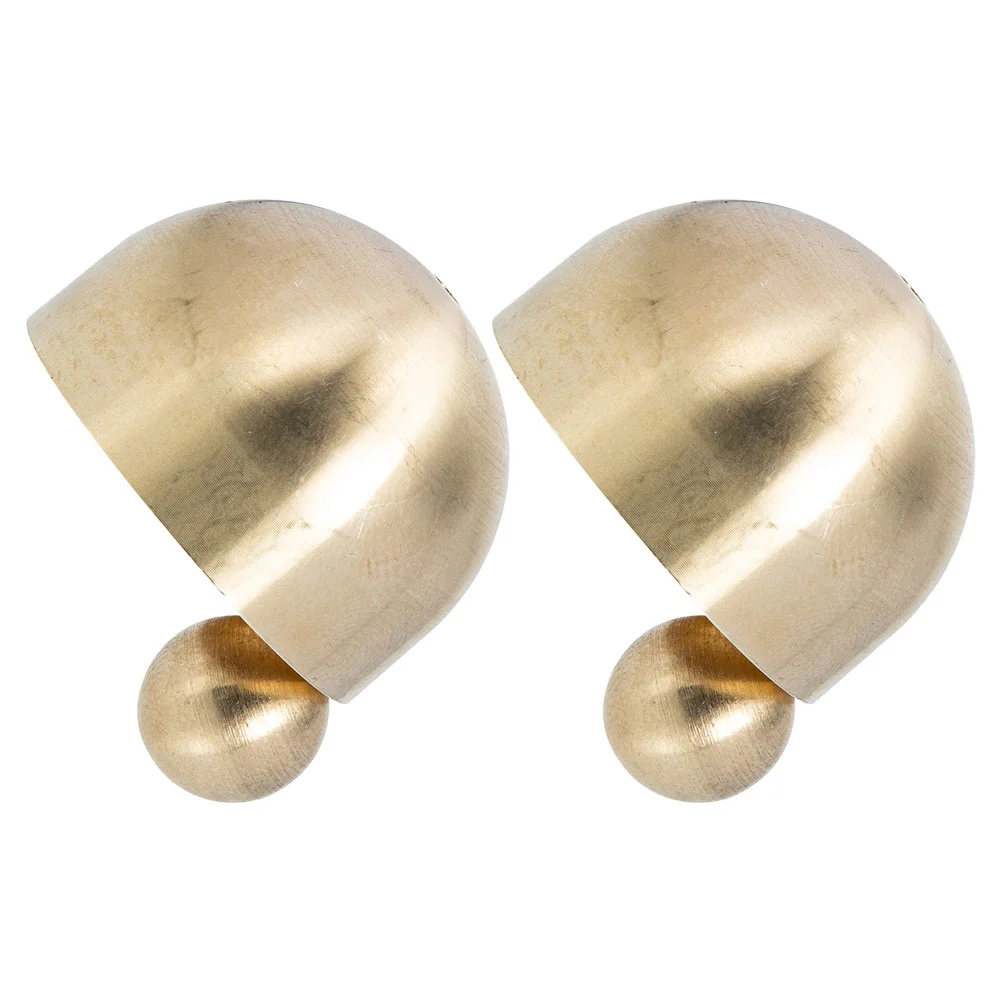 2 Set Dekorasi Aksesori Bel Pintu Fairy Tail Lonceng Manik-manik Tembaga Bukaan untuk Kantor Luar Ruangan