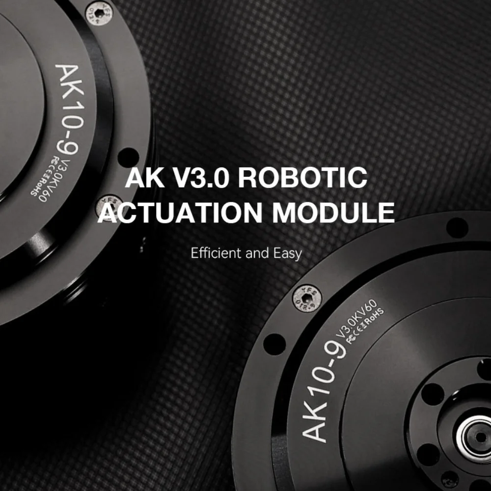 CubeMars AK10-9 V3.0 محرك روبوت 235 دورة في الدقيقة المحرك عزم الدوران 53nm فرش السيارات لأبحاث الذراع الروبوتية المشتركة