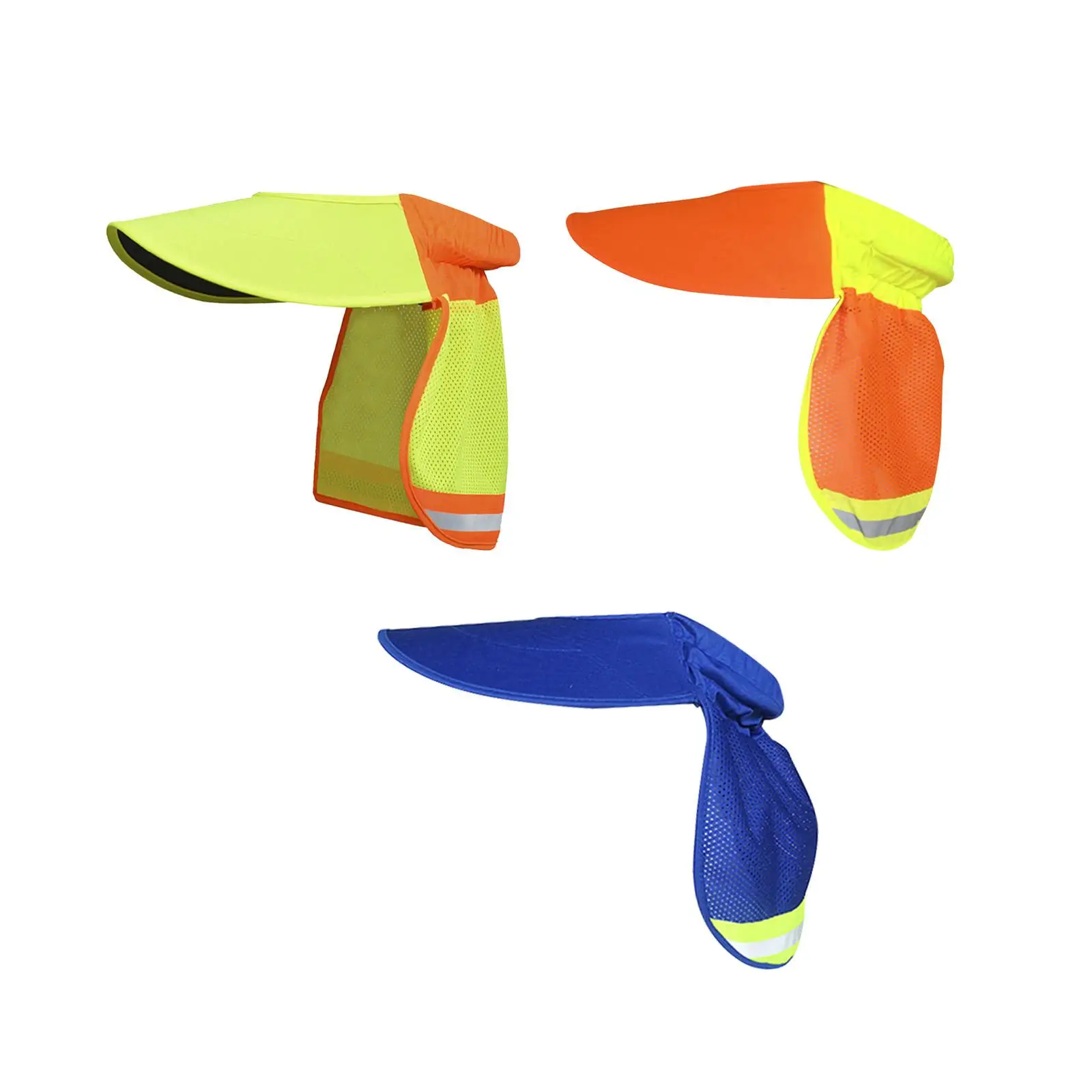 Hard Hat Sun Shade Breathable Wide Brim with Reflective Strip Hard Hat Visor