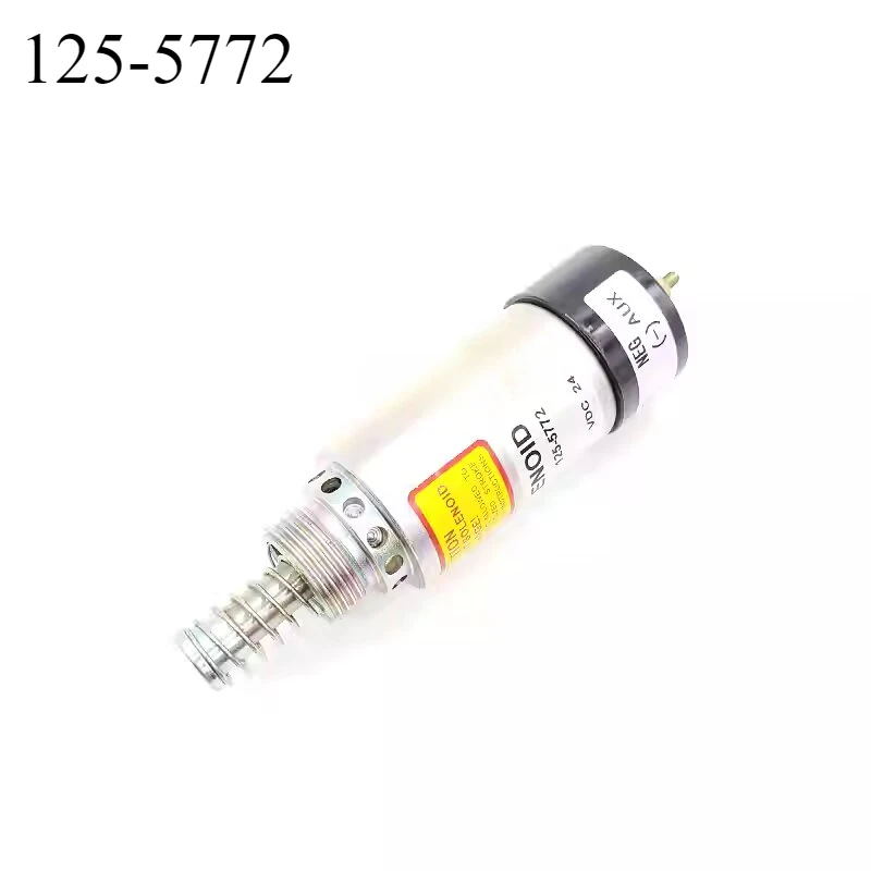 

125-5771 125-5772 Соленоид отключения топлива 12 В/24 В для экскаватора E320B E325B 3116 3126 3114 1255771 1255772
