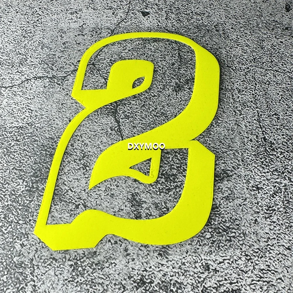 

2Pcs/Set 0-9 Racing Number Waterproof Vinyl Sticker, 10cm Height Decor Decal for Motorcycle Helmet Bike Body