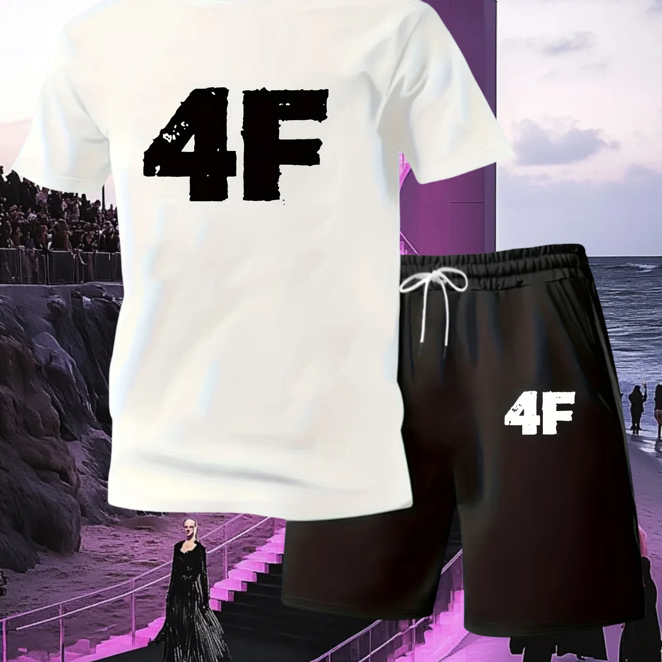 

Short-sleeved Shorts Set Loose and Comfortable Outdoor 3D Printing Summer Hot-selling 2025 New High-quality Fashion Trend