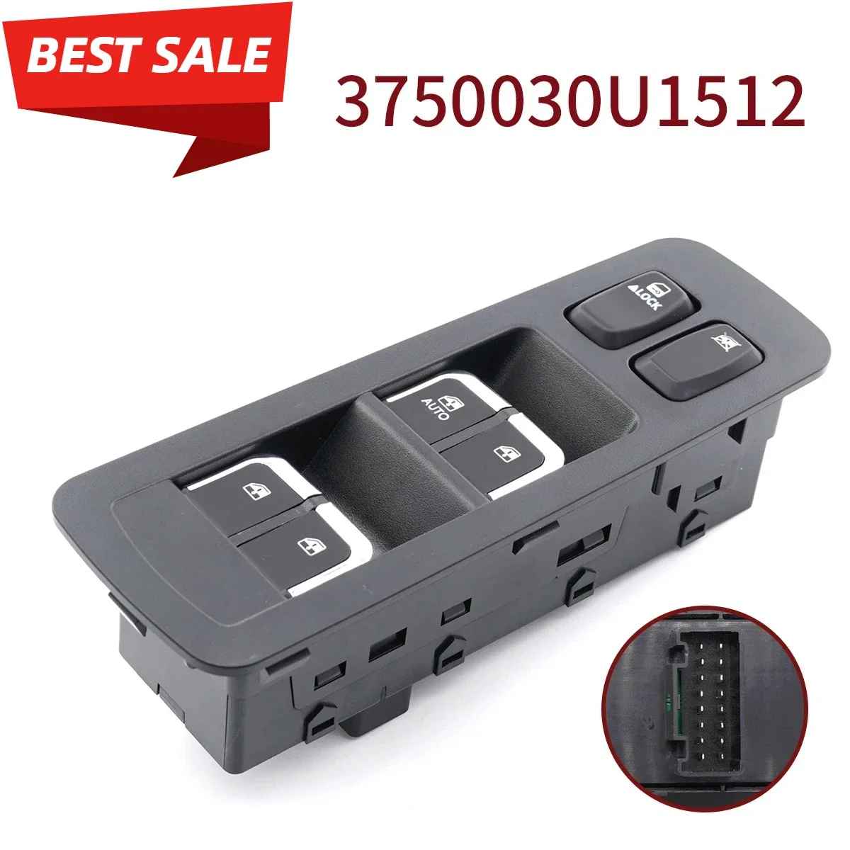 

For JAC S5 V7 T6 Electric Power Window Master Control Switch Regulator Glass Lift Console 3750040U1510 3750030U1512 Car Parts