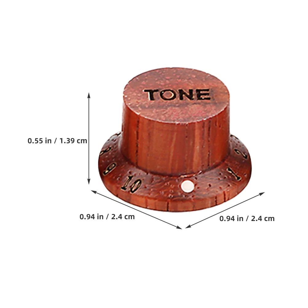 

3 Pcs Guitar Knob Adjustment Accessories Electric Control Knobs Bass Accessory Musical Instrument