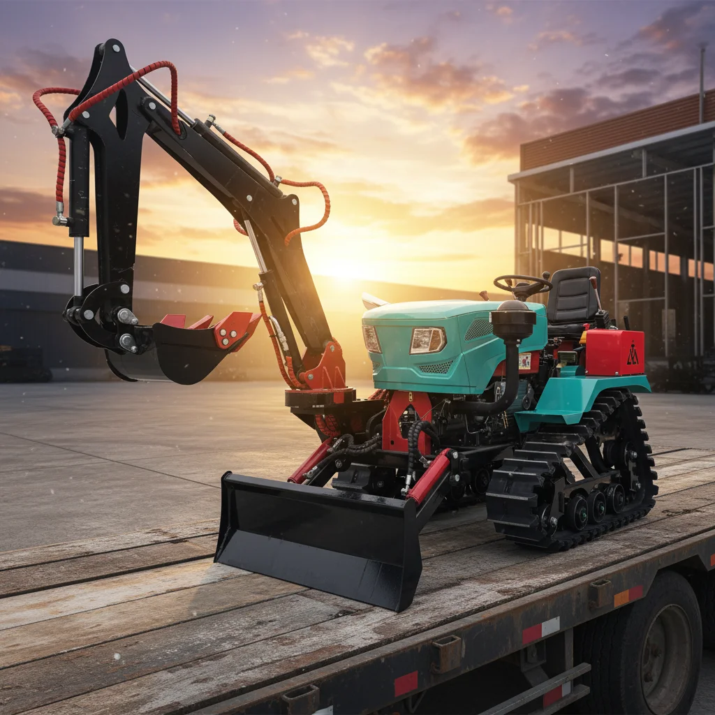 

Customize Multifunctional Crawler Tractor With Rotary Tiller Plow Attachment