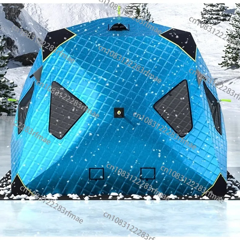 Ice Fishing Tent Outdoor Winter Fishing Camping Equipment Thickened Padded Cotton Winter Winter Extremely Cold Warm