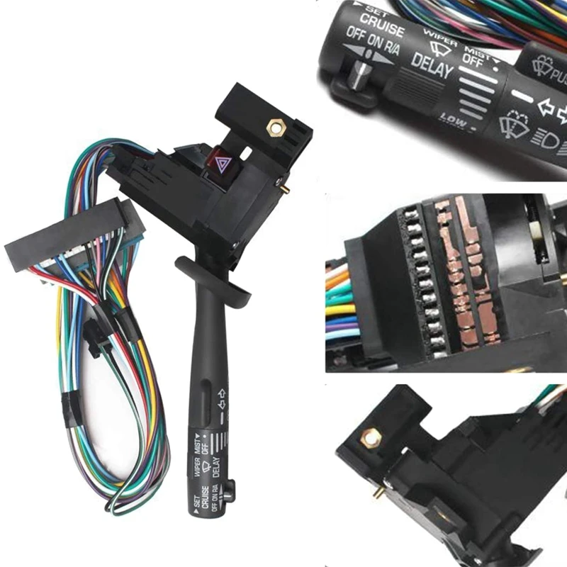 Multi-Function Combination Turn Signal Switch Cruise,Wiper,Hazard Switch for Chevy Tahoe Suburban Blazer GMC