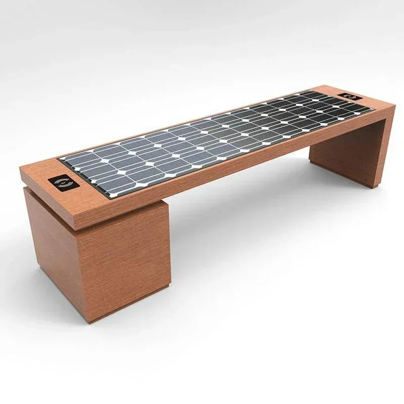 

Сиденье для солнечного парка Умное фотоэлектрическое сиденье Многофункциональное уличное сиденье