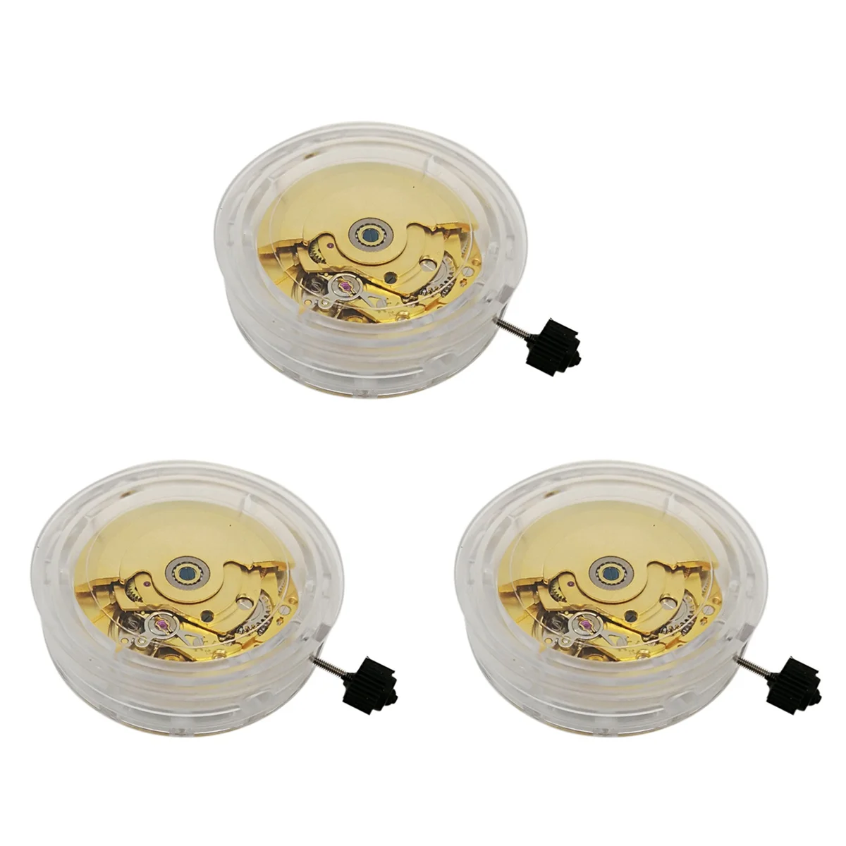 TKOH-3X Eta 2824 Movimento Substituição Mecânico Movimento Automático Data Display Ferramenta de Reparo de Relógio Ouro