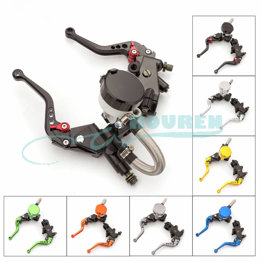 

Motorcycle Accessories Direct Upper Push Pump Brake Clutch Handle Master Cylinder Electric Dirt Pit Bike Scooter Modified Parts