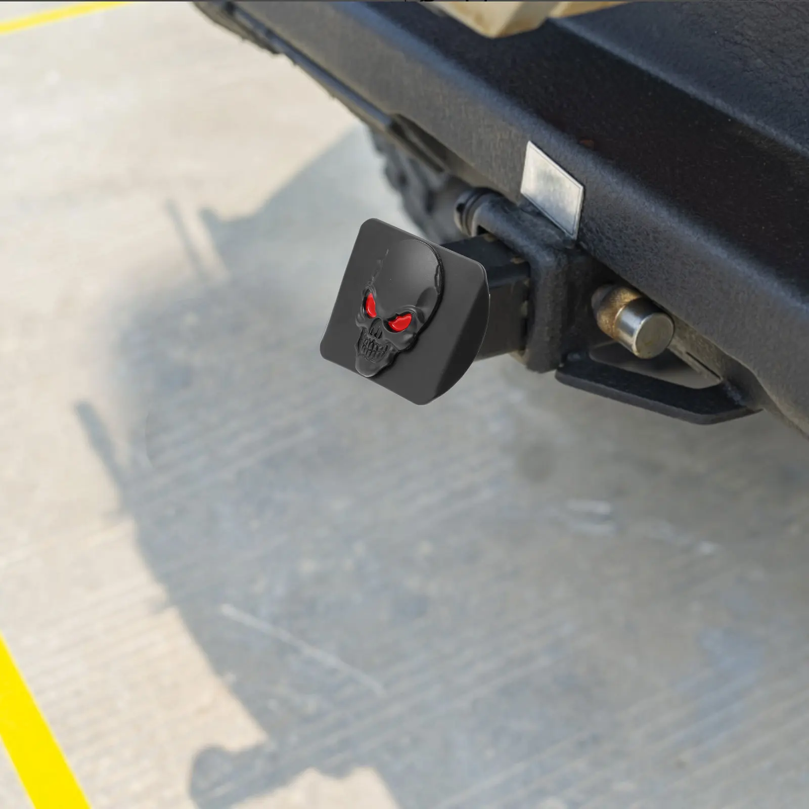 

Skull Metal Trailer Hitch Cover Protective Dust Rain Proof Car Tow Hitch Receiver Cover Auto Accessories Car Accessories
