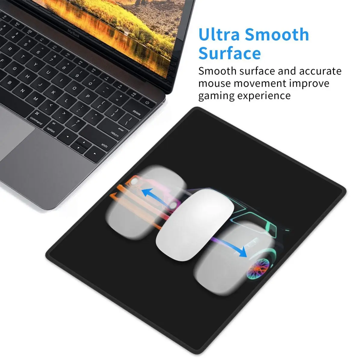 Alfombrilla para ratón Rocket League Fennec, alfombrilla para ordenador portátil, alfombrilla para teclado, alfombrilla para ordenador, accesorios de oficina, alfombrilla para escritorio, 7x9 pulgadas, 22x18 cm