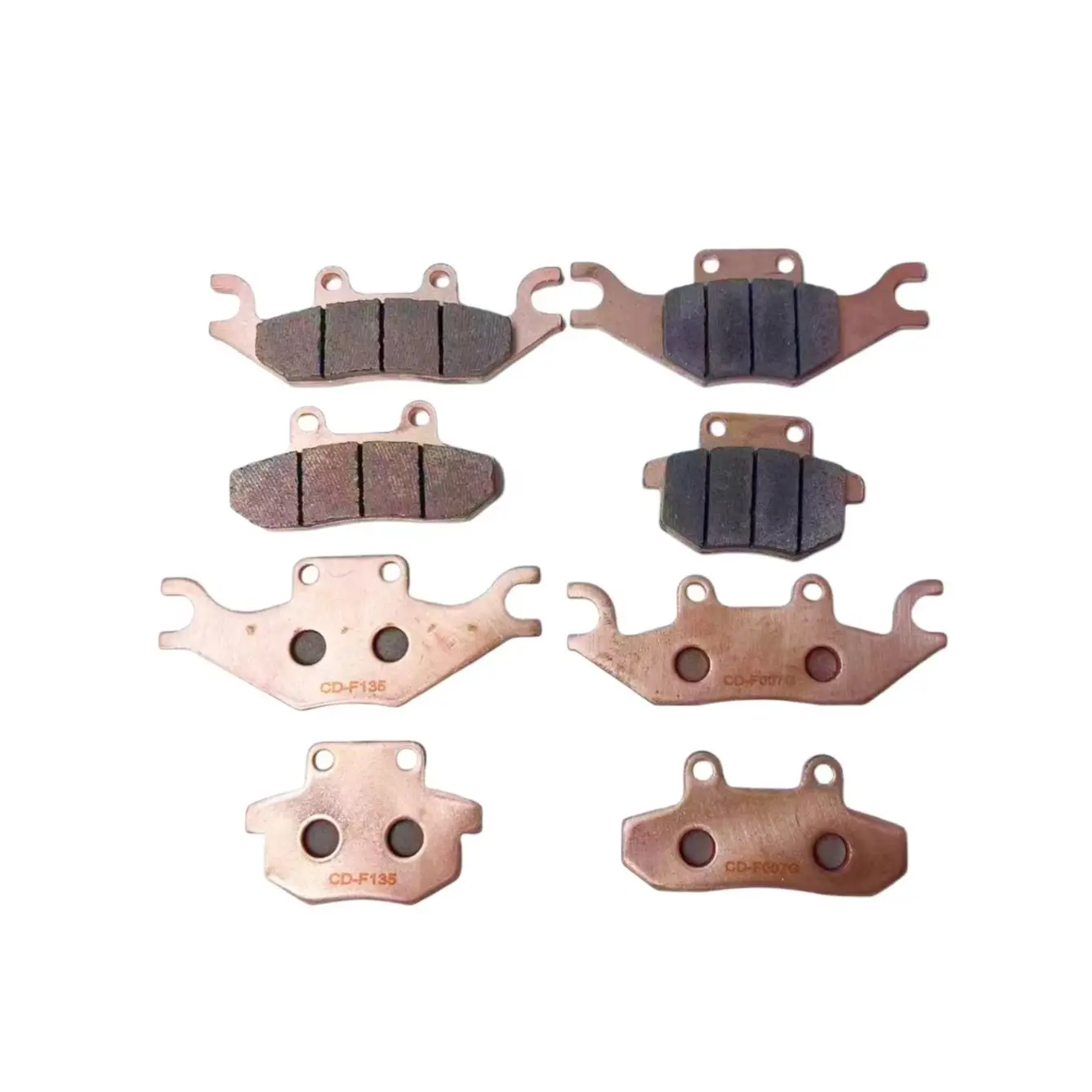 2 Pairs Front and 2 Pairs Rear SINTERED Brake Pads 15106010060 15106010080 For ODES 650 800 1000 ATV UTV Pathcross Troxus Dune
