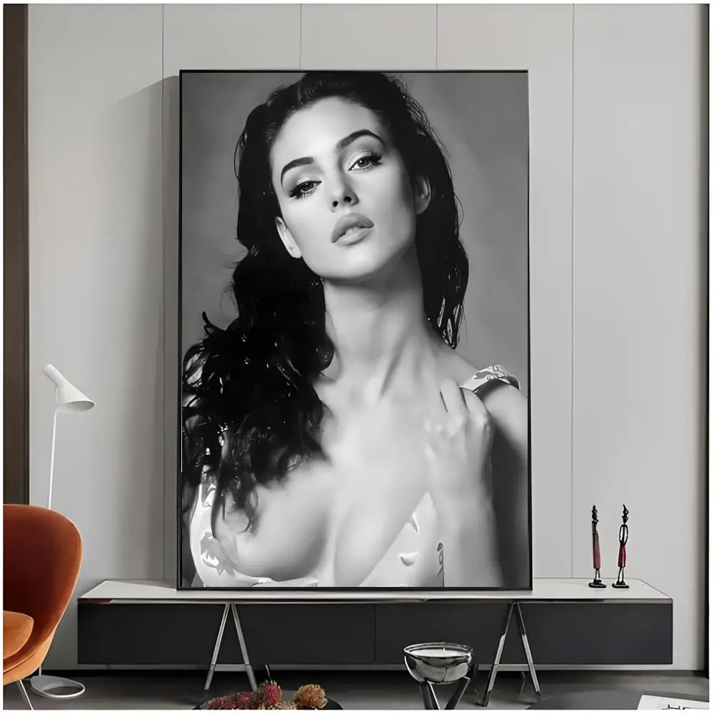 Actress Performer Monica Bellucci Poster Living Room Bedroom Decorative Print Unframed Decor
