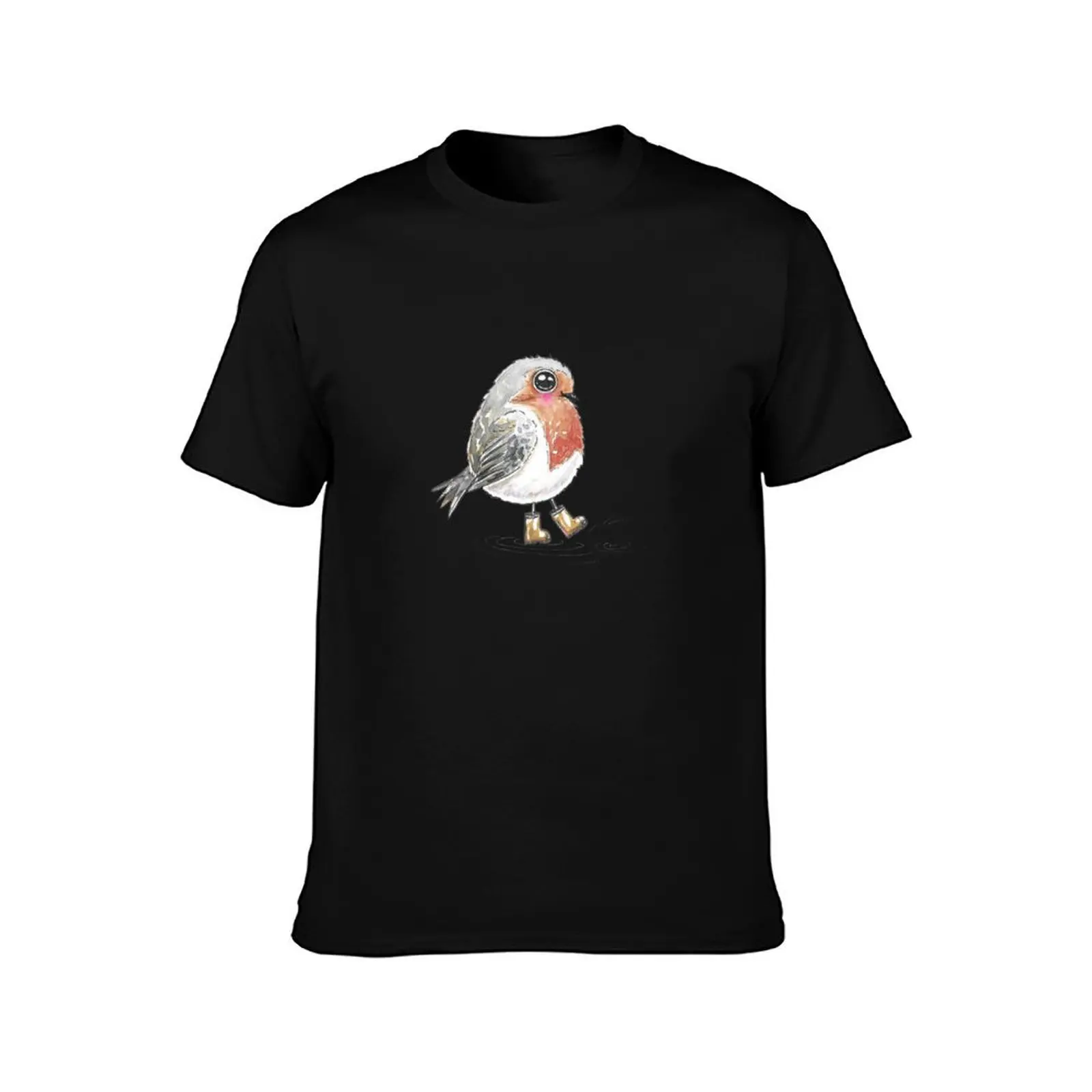 Robin rain boots T-Shirt mens graphic t shirts T-Shirt